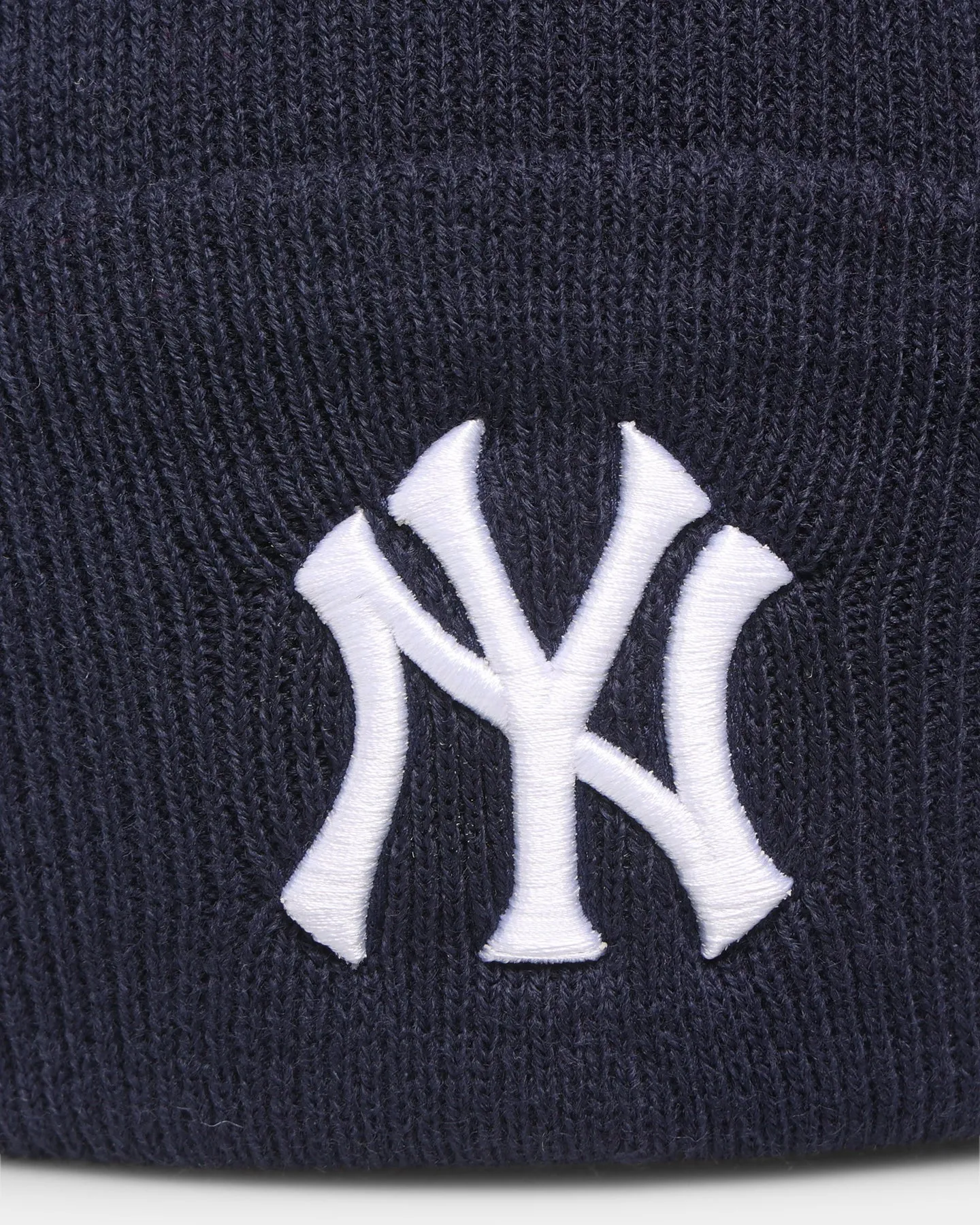 47 Brand New York Yankees Haymaker Cuff Knit Beanie Light Navy