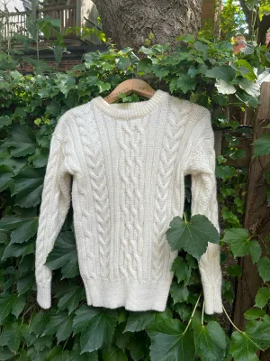 90s WoolOvers Fisherman Sweater - XS/S