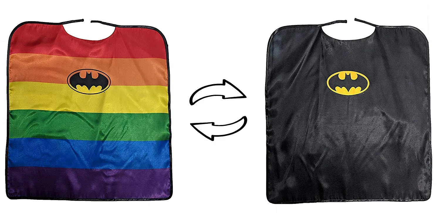 Adult DC Comics Batman Reversible Pride Cape