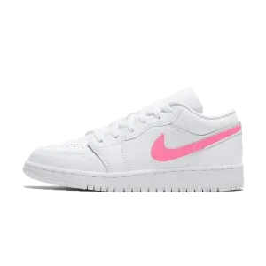 Air Jordan 1 Low GS 'White Neon'