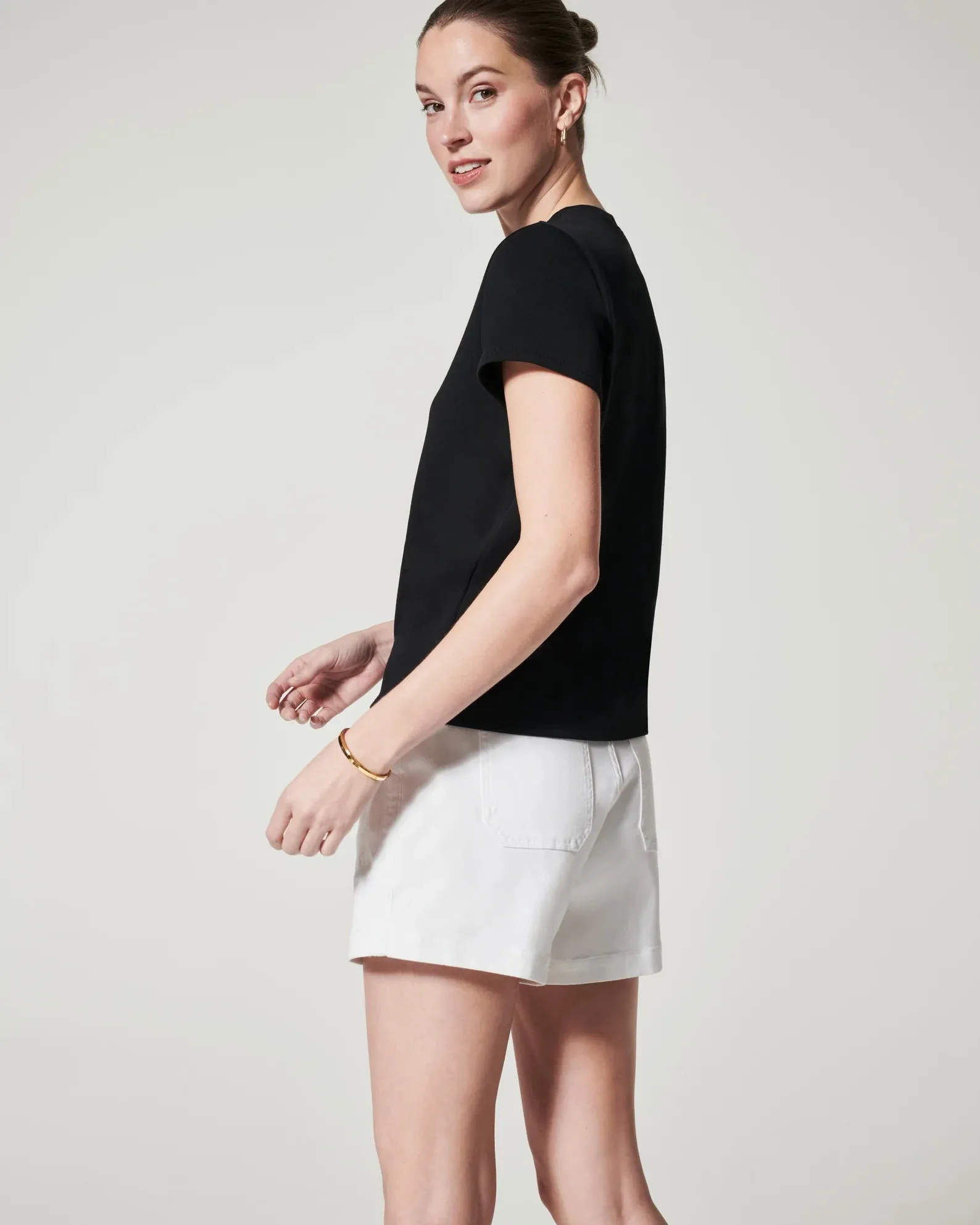 AirEssentials Cap Sleeve Top - Very Black