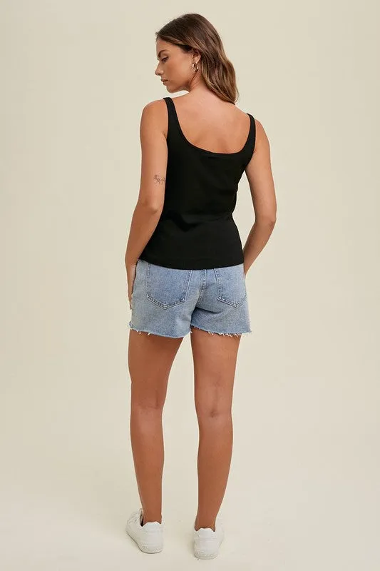 Allie Ribbed Knit Top