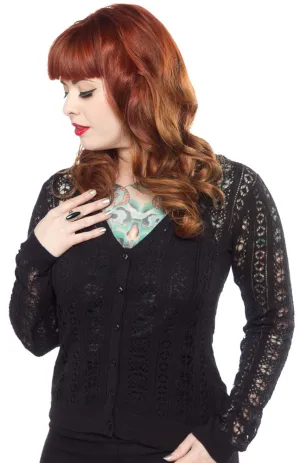 ALTERNATIVE ULSTER OPEN KNIT CARDIGAN