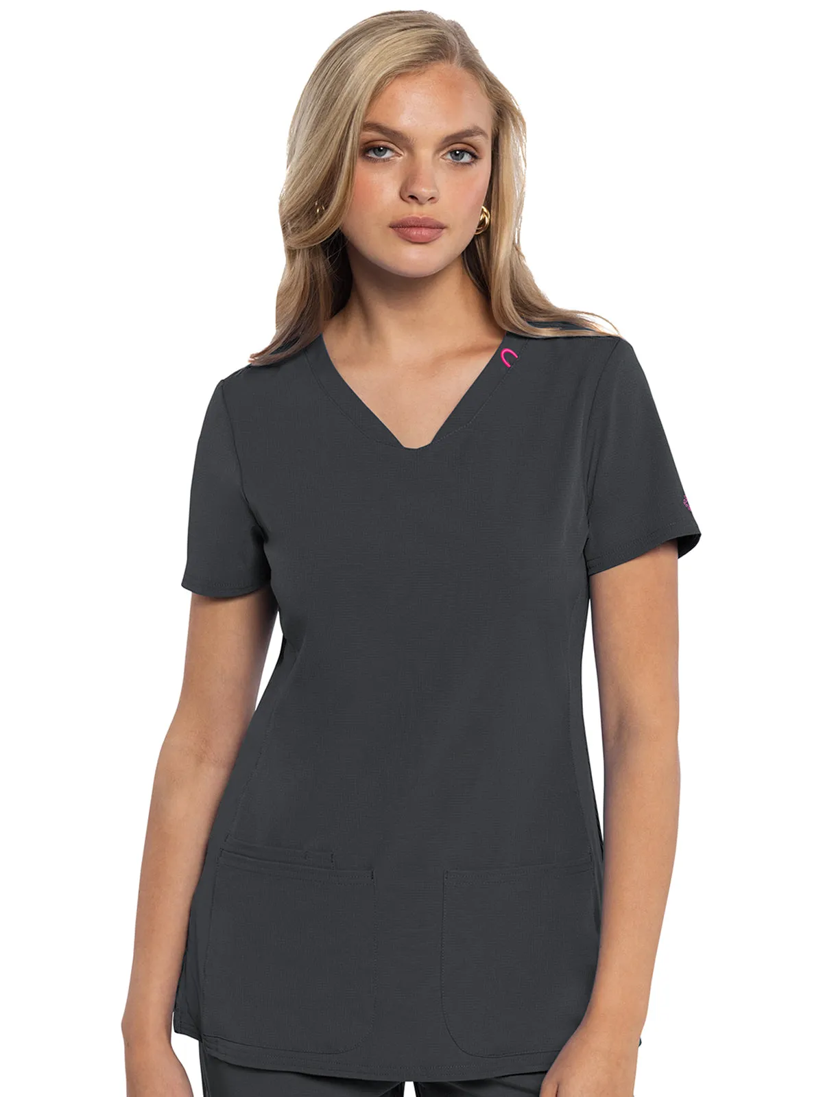 Amp - Women's V-Neck Scrub Top