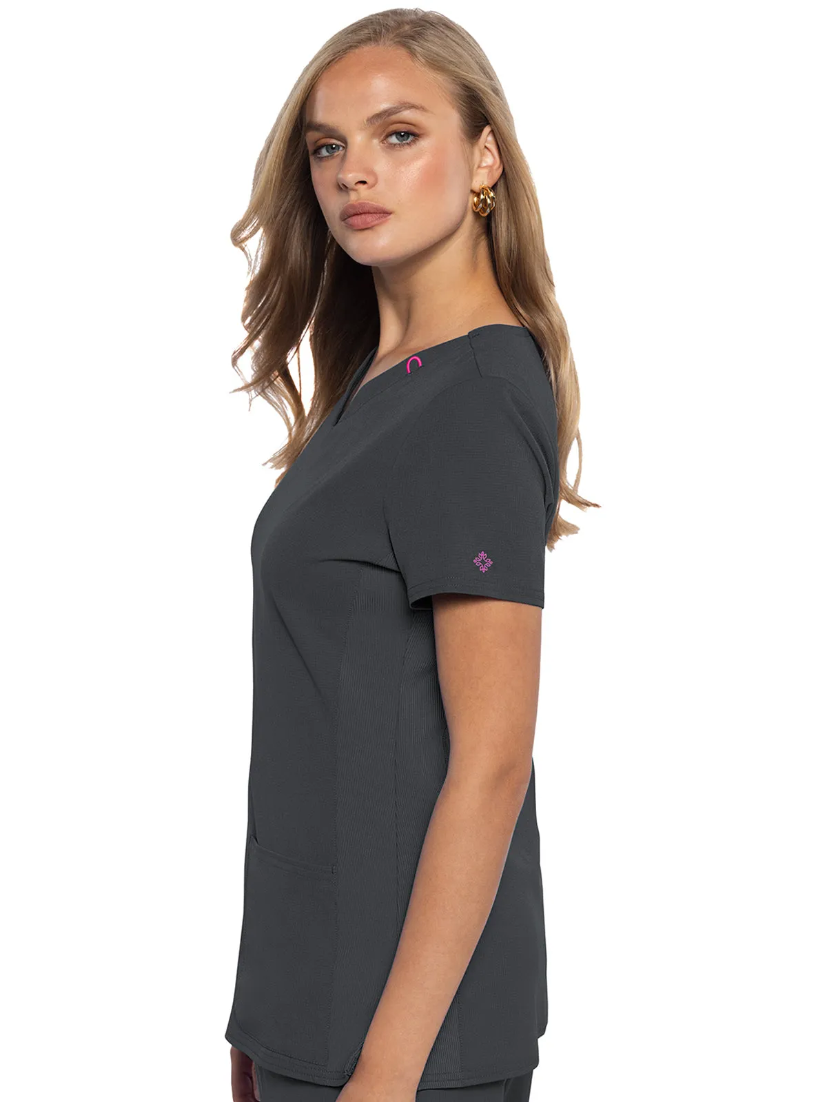 Amp - Women's V-Neck Scrub Top
