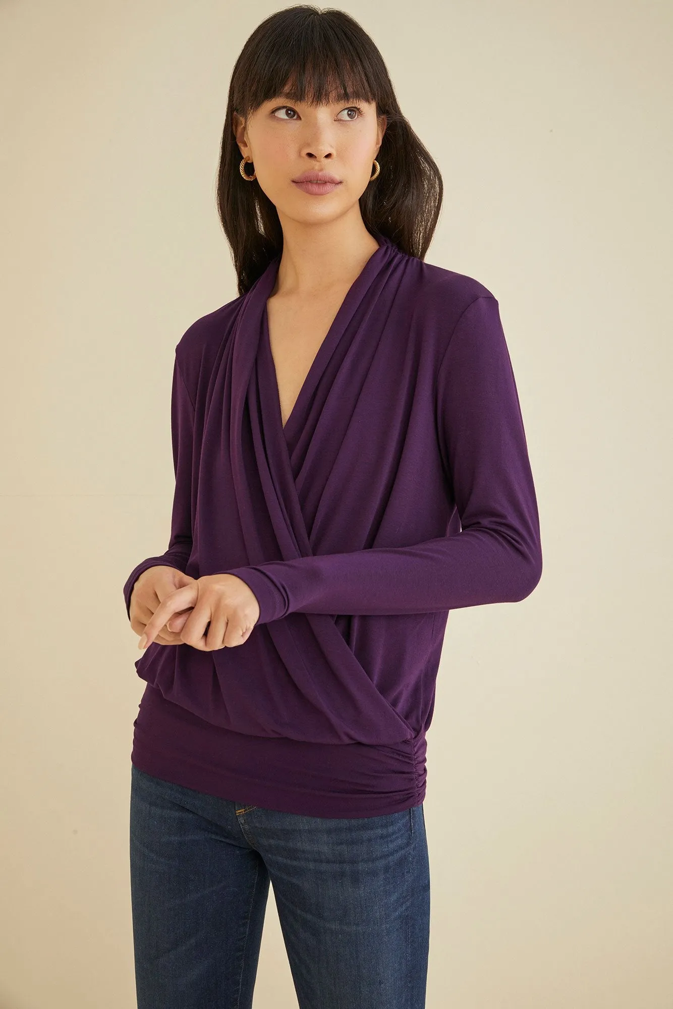 Angela Surplice Top