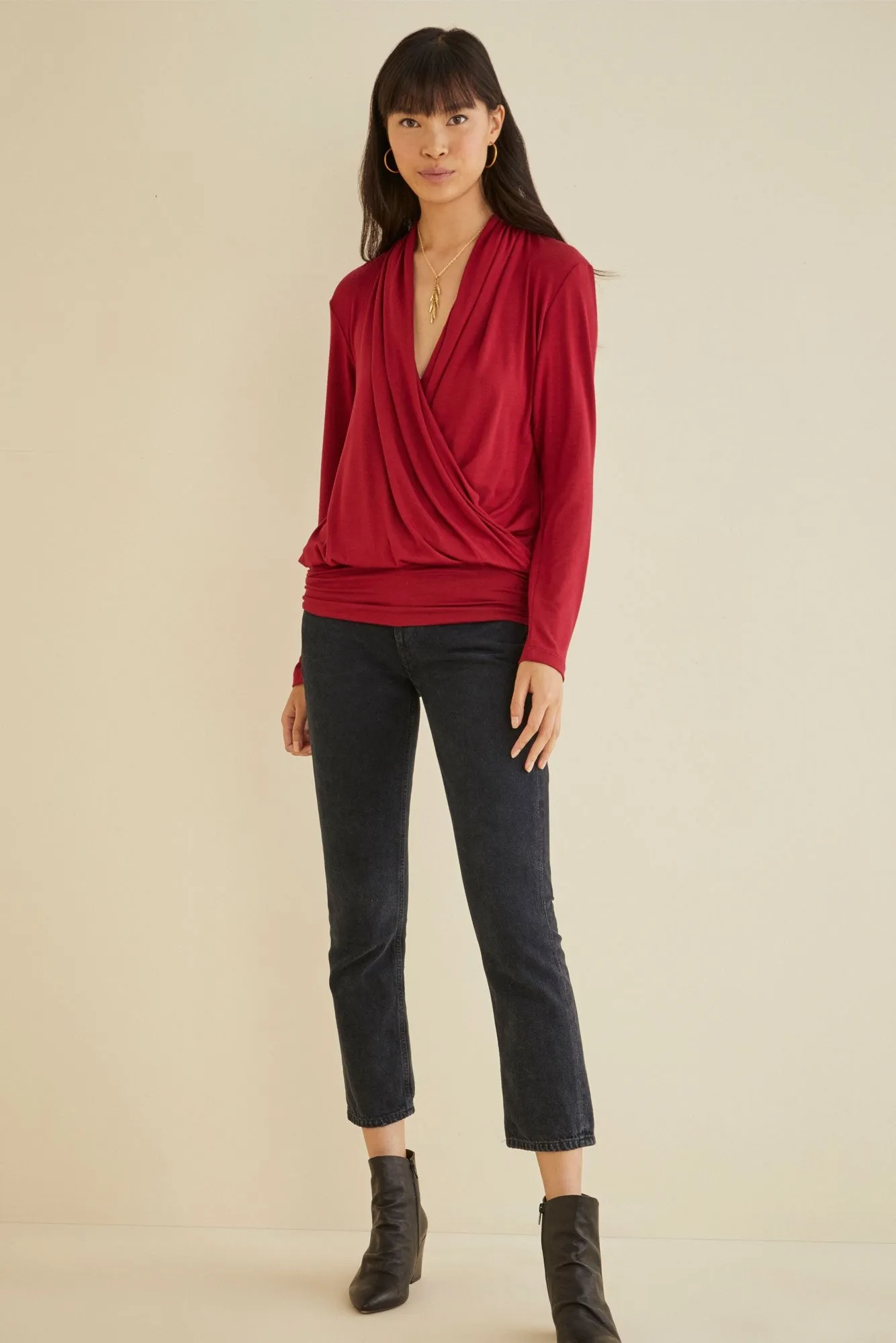 Angela Surplice Top