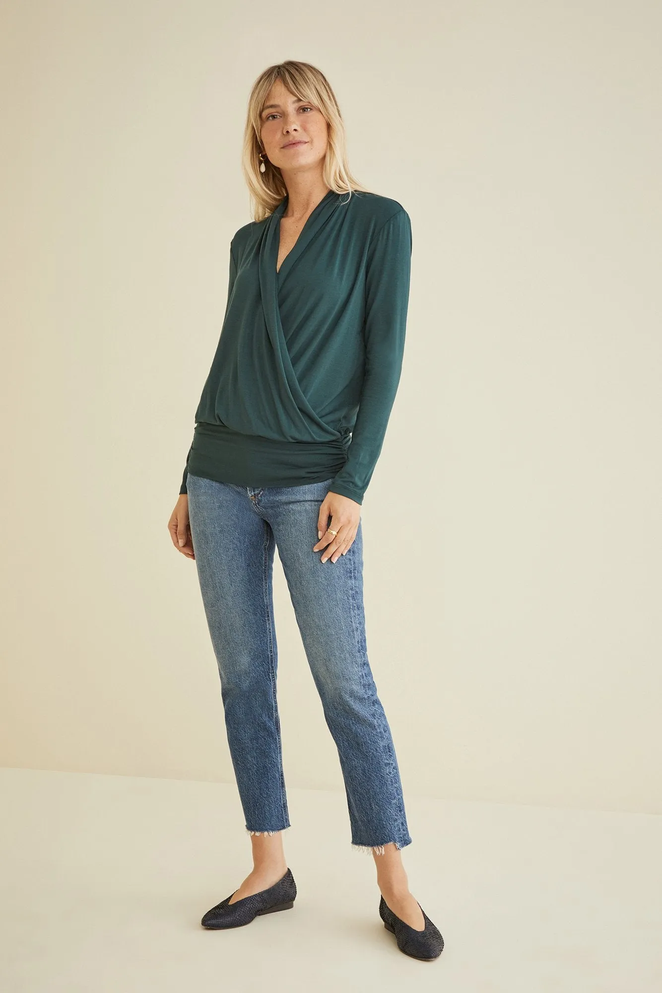 Angela Surplice Top