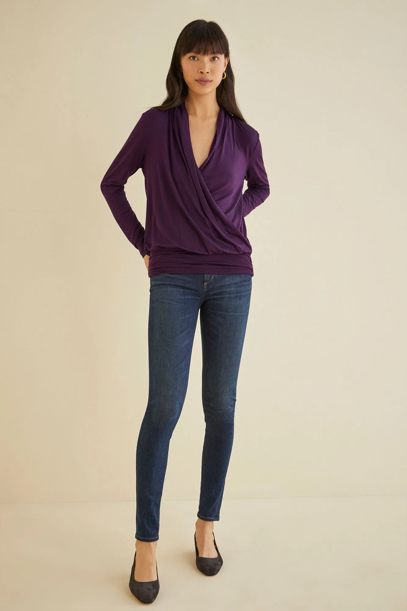 Angela Surplice Top