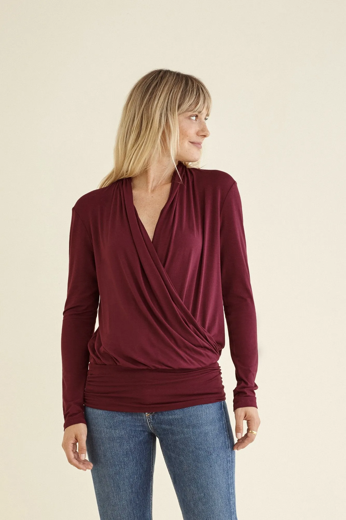 Angela Surplice Top