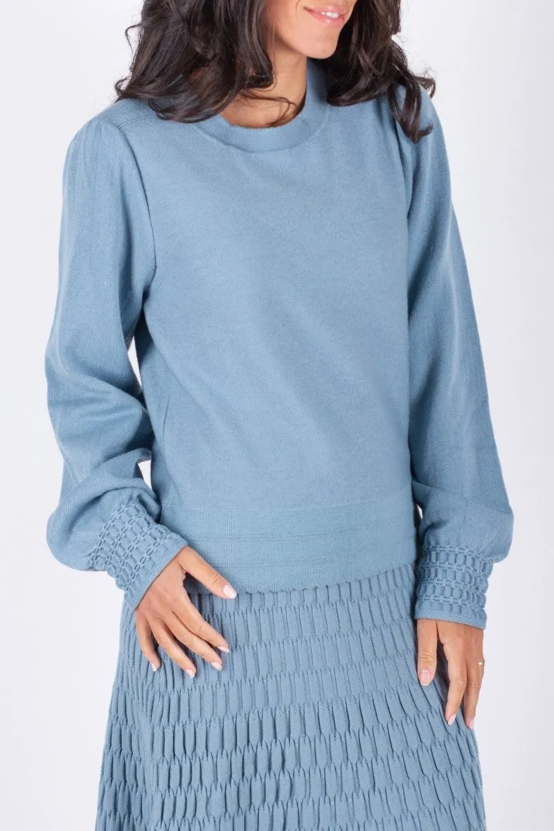 ANGELA TOP (LIGHT BLUE)