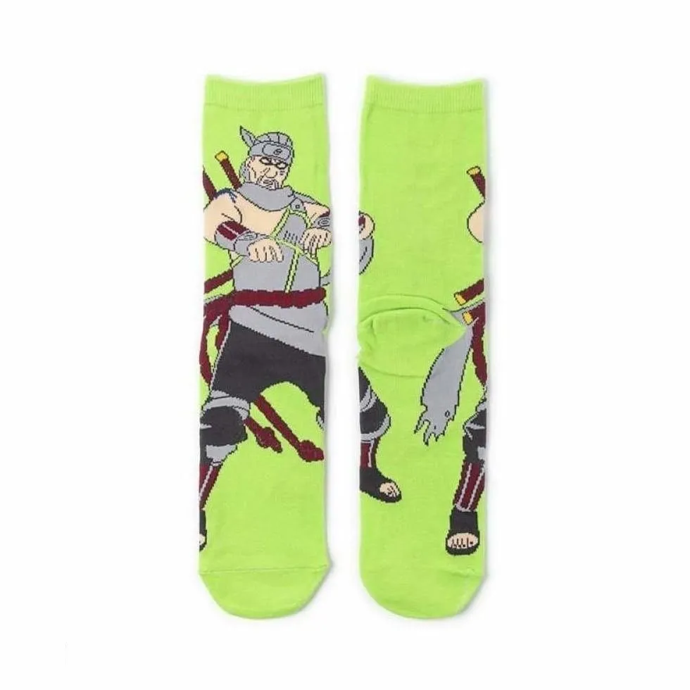 Anime Killer Bee Socks Neon Green