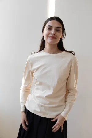 Antipast | Organic Cotton Longsleeve T-shirt in Ivory