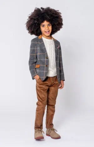 APP Smoky Windowpane Club Sport Jacket