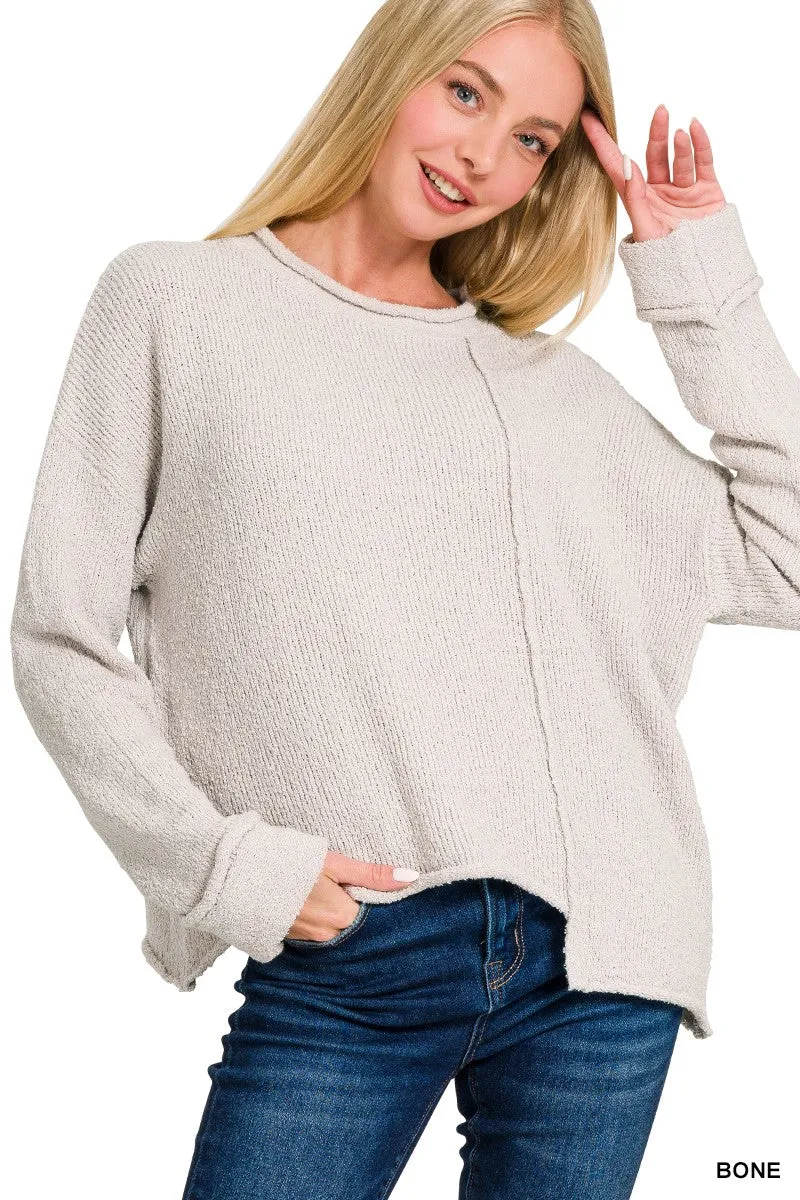 Asymmetric Hem Sweater