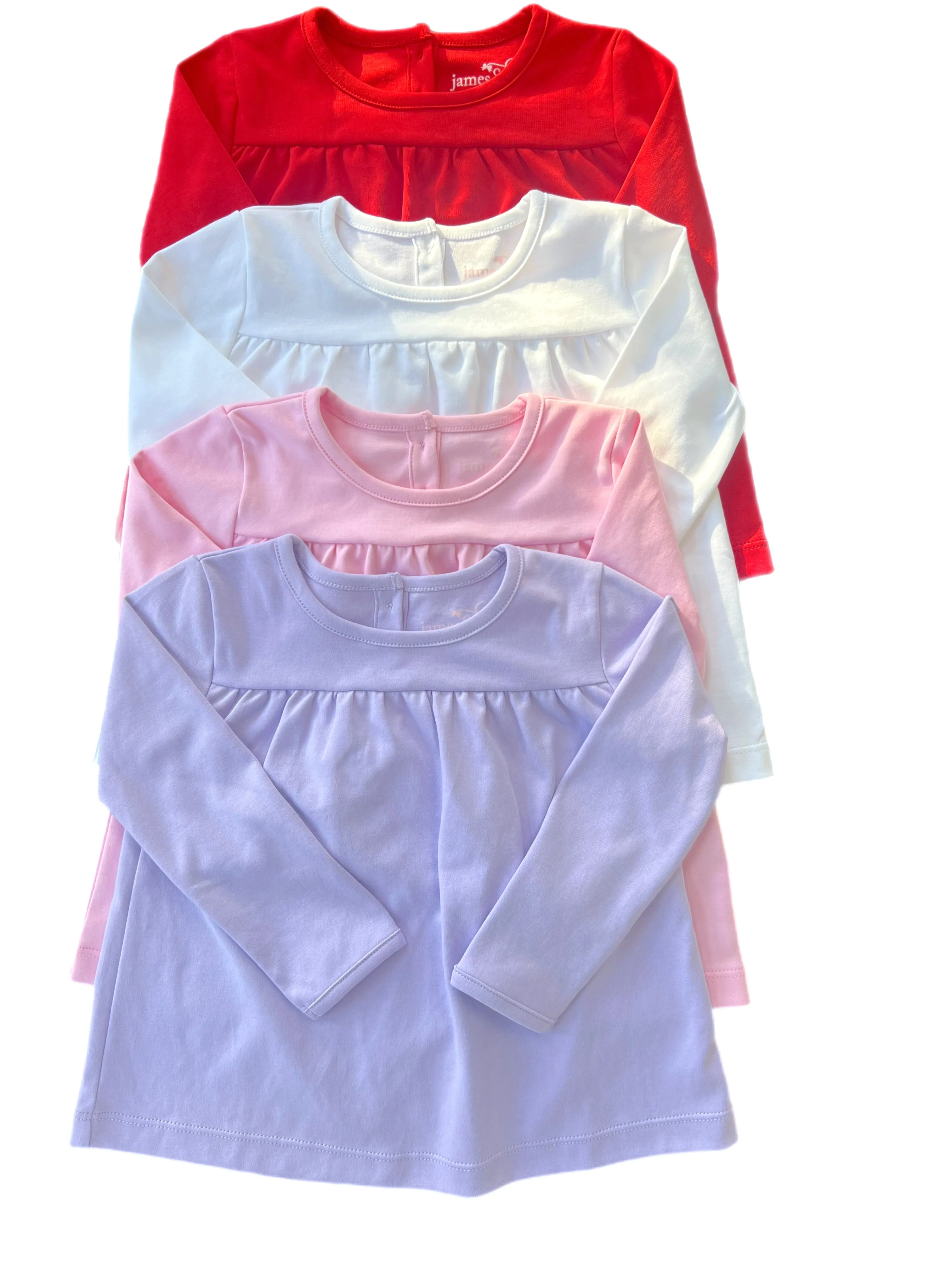 Basics Isla Knit Top-Pima, Light Pink