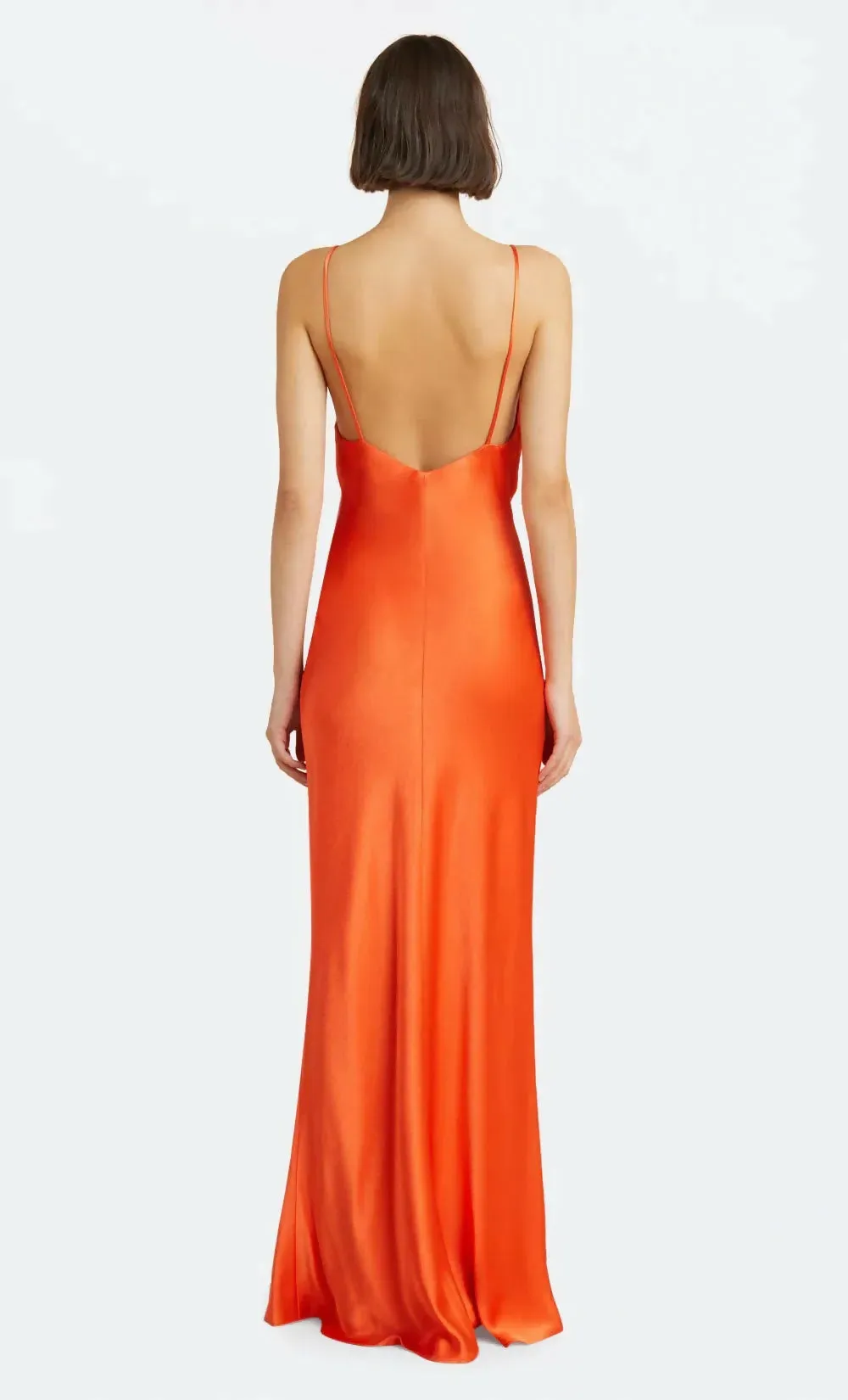 Bec & Bridge Lorelai V Maxi Dress in Fire Red Size AU 8