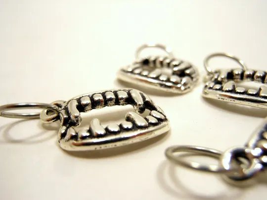 Bite Me Like One of Your French Girls: Set of 6 Stitch Markers