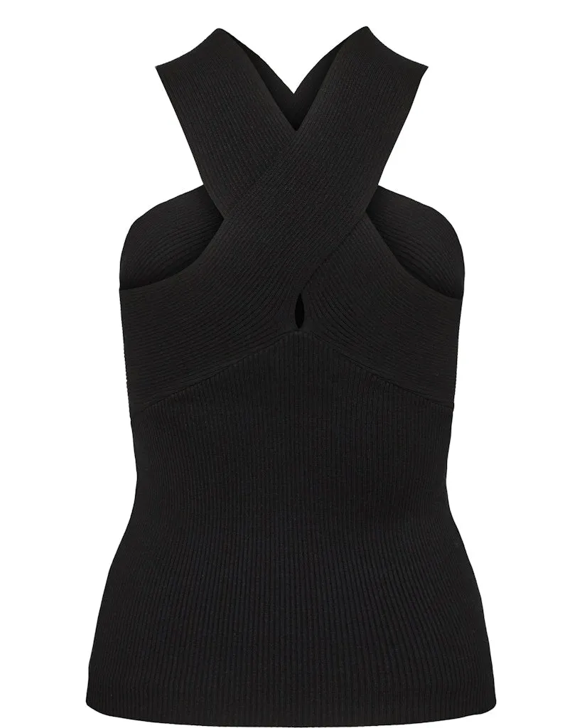 Blanca Knit Top Caviar