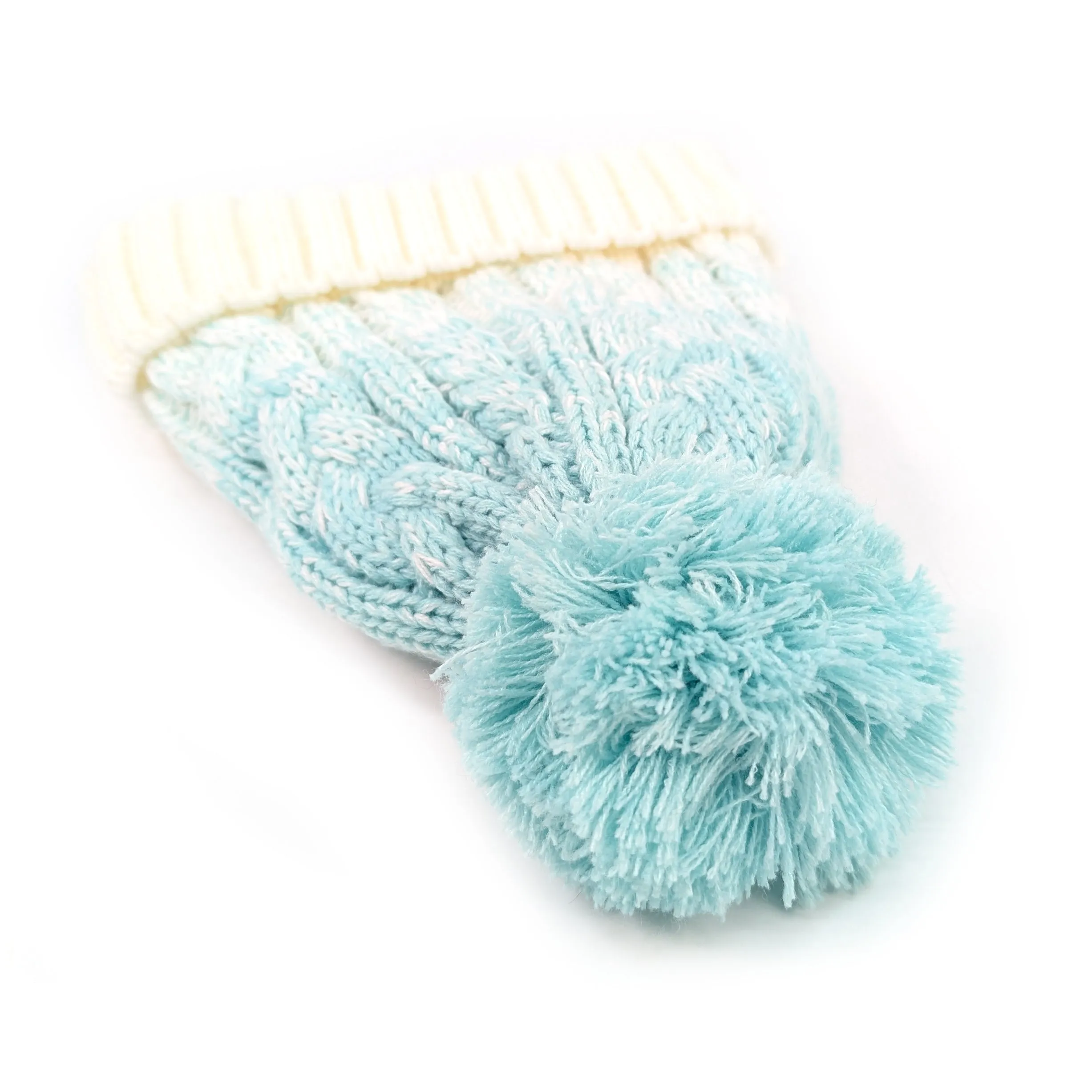 Blue Ice Cream Bobble Hat