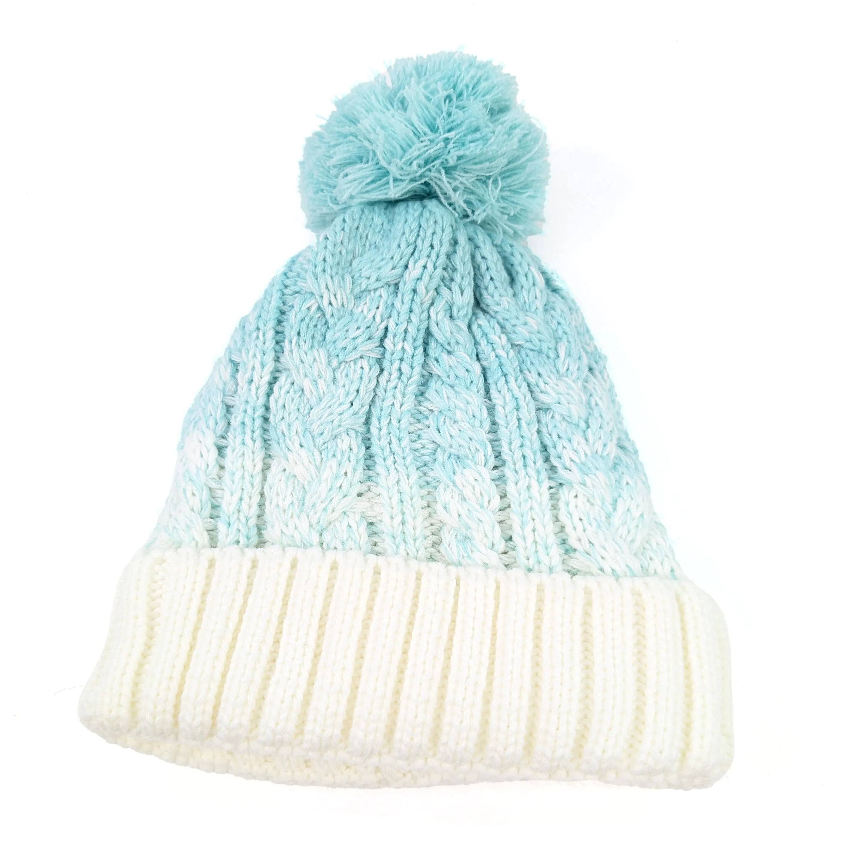 Blue Ice Cream Bobble Hat