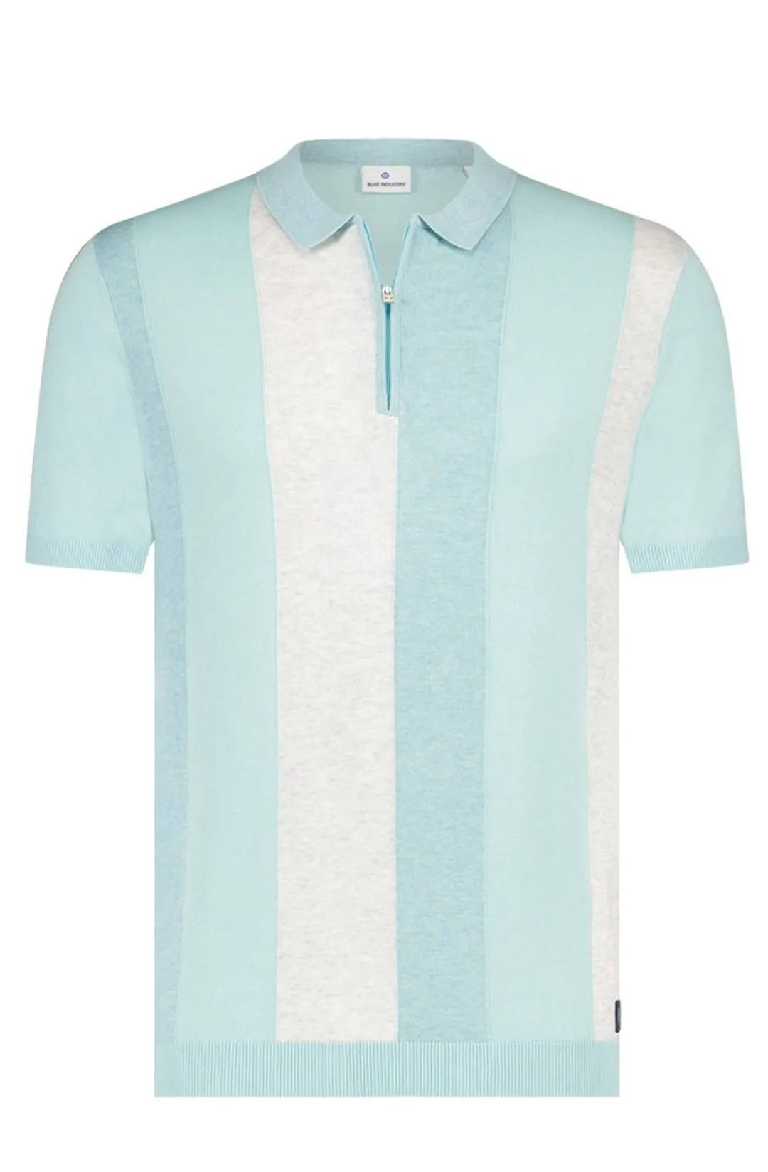 BLUE INDUSTRY Retro Polo Aqua