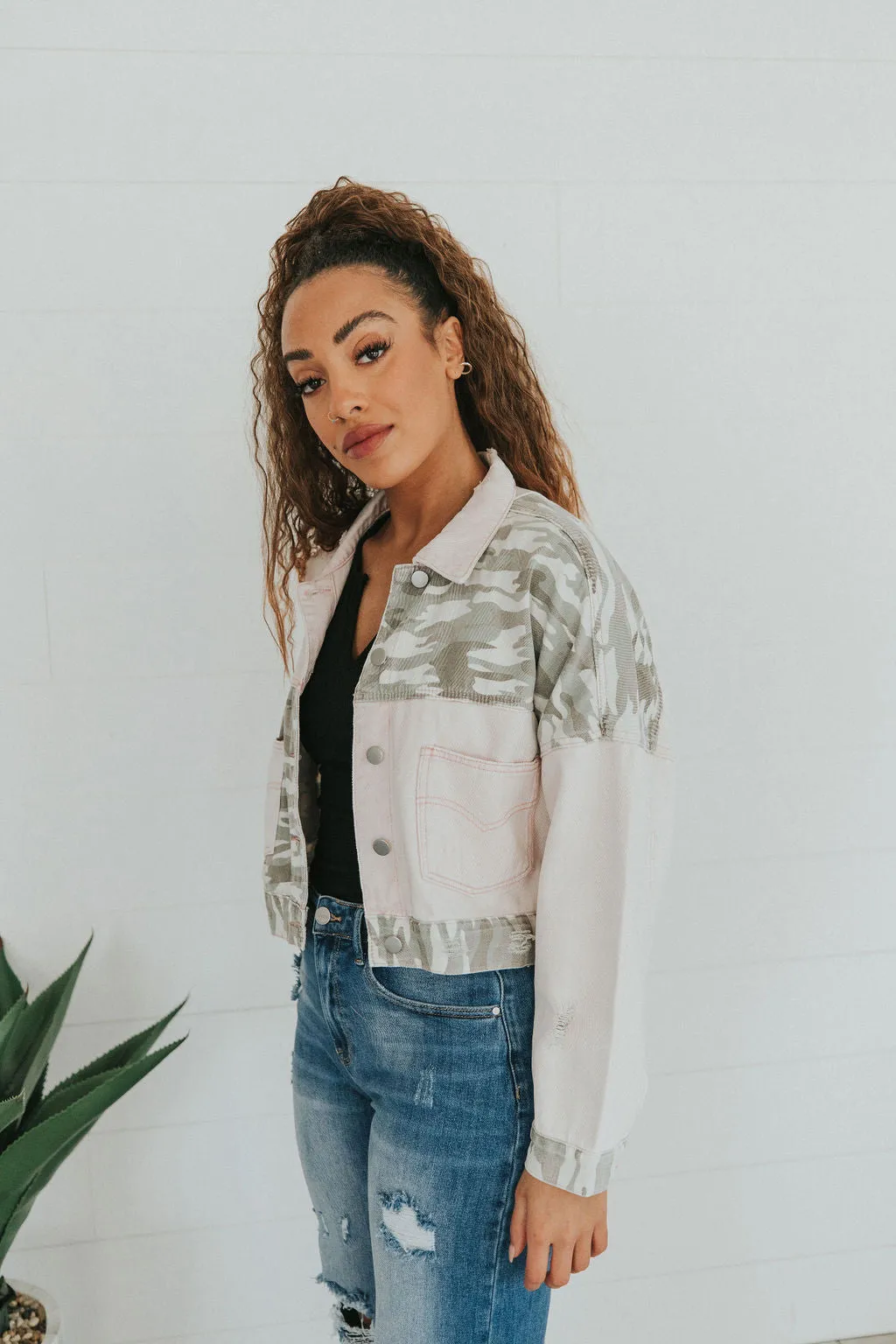 Bold You Contrast Denim Jacket