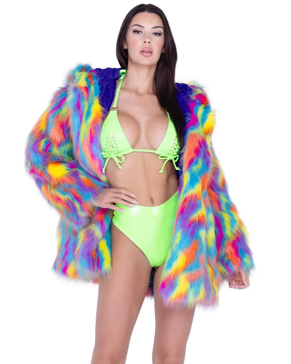 Bound To Me Lime Bikini Top