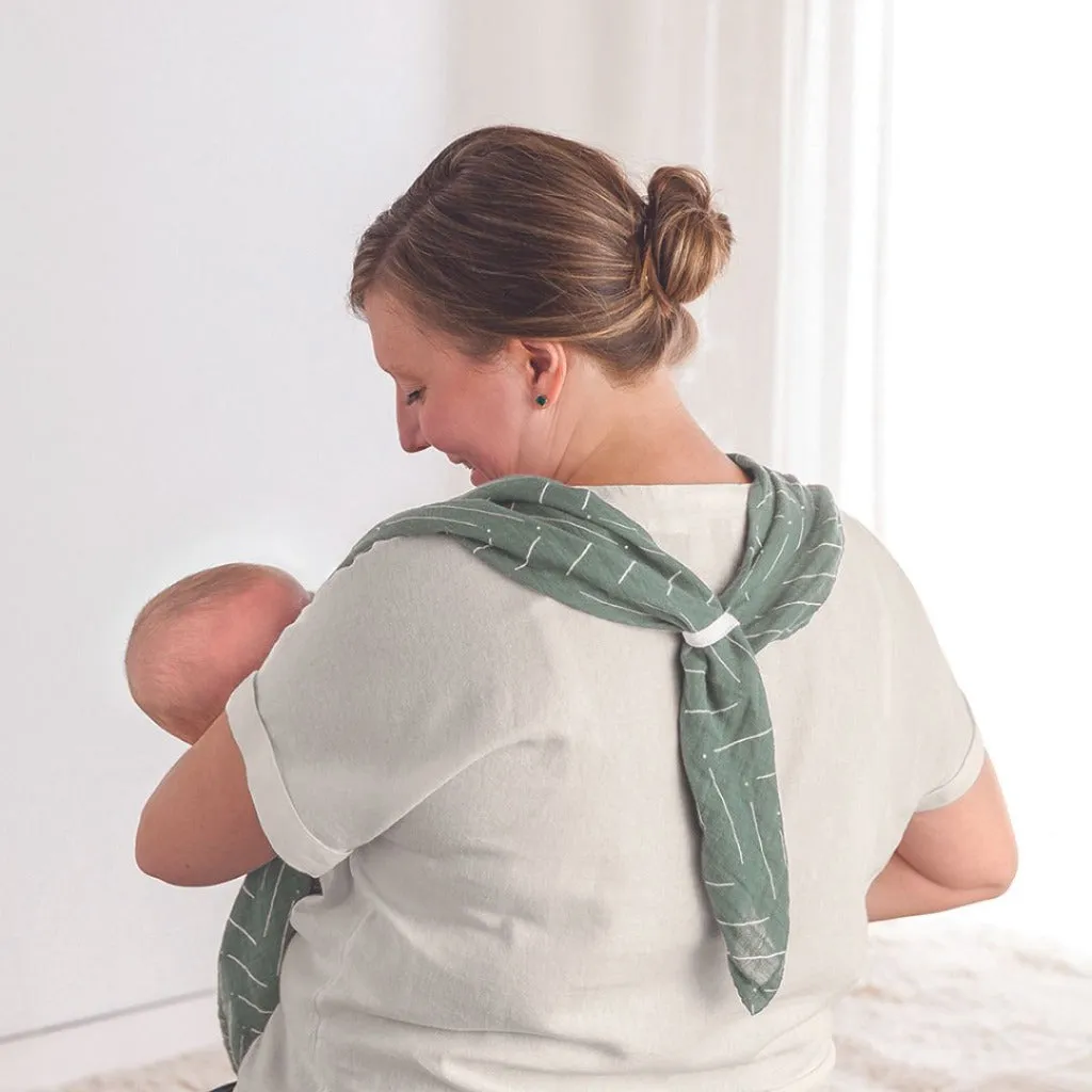 Breastfeeding Boss- Sage Mudcloth