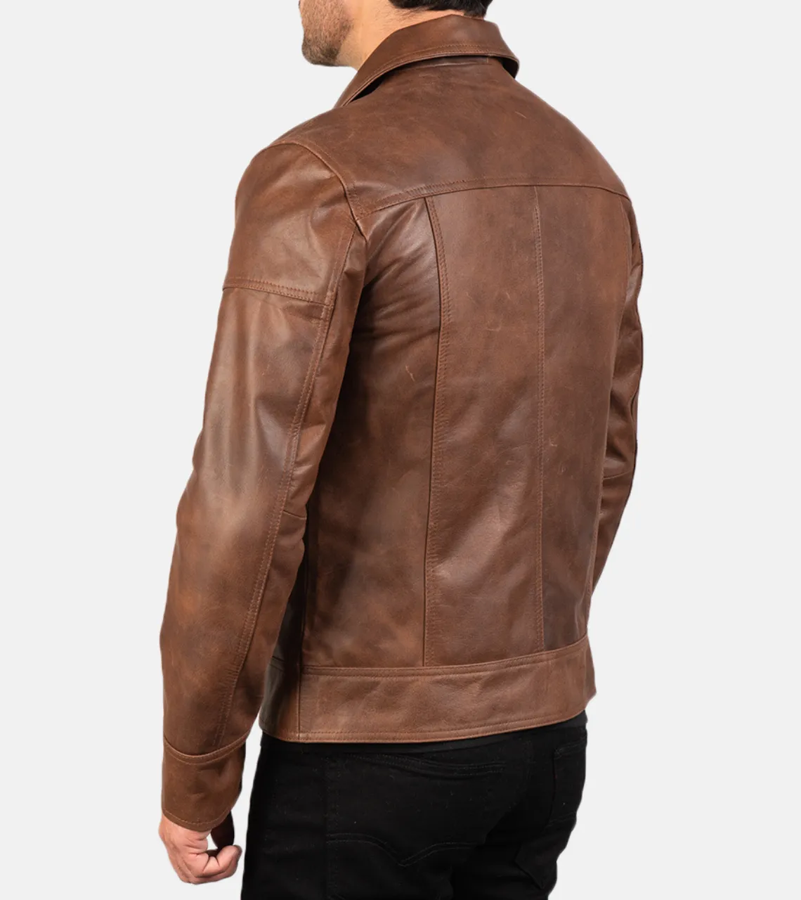 Bristol Men's Biker Leather Jacket
