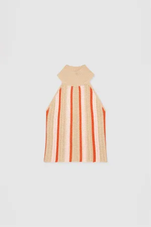 Bruno Knit Top - Cream Stripe