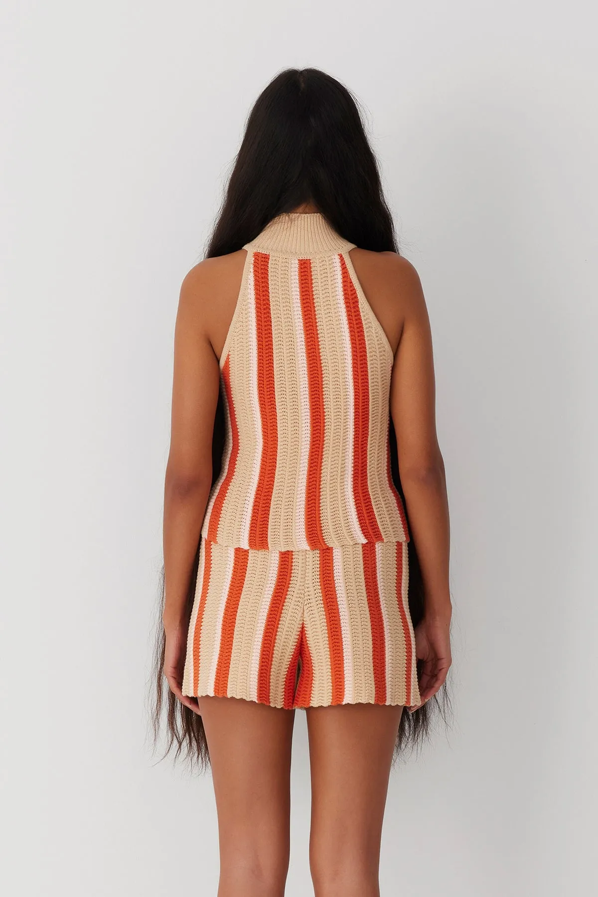 Bruno Knit Top - Cream Stripe