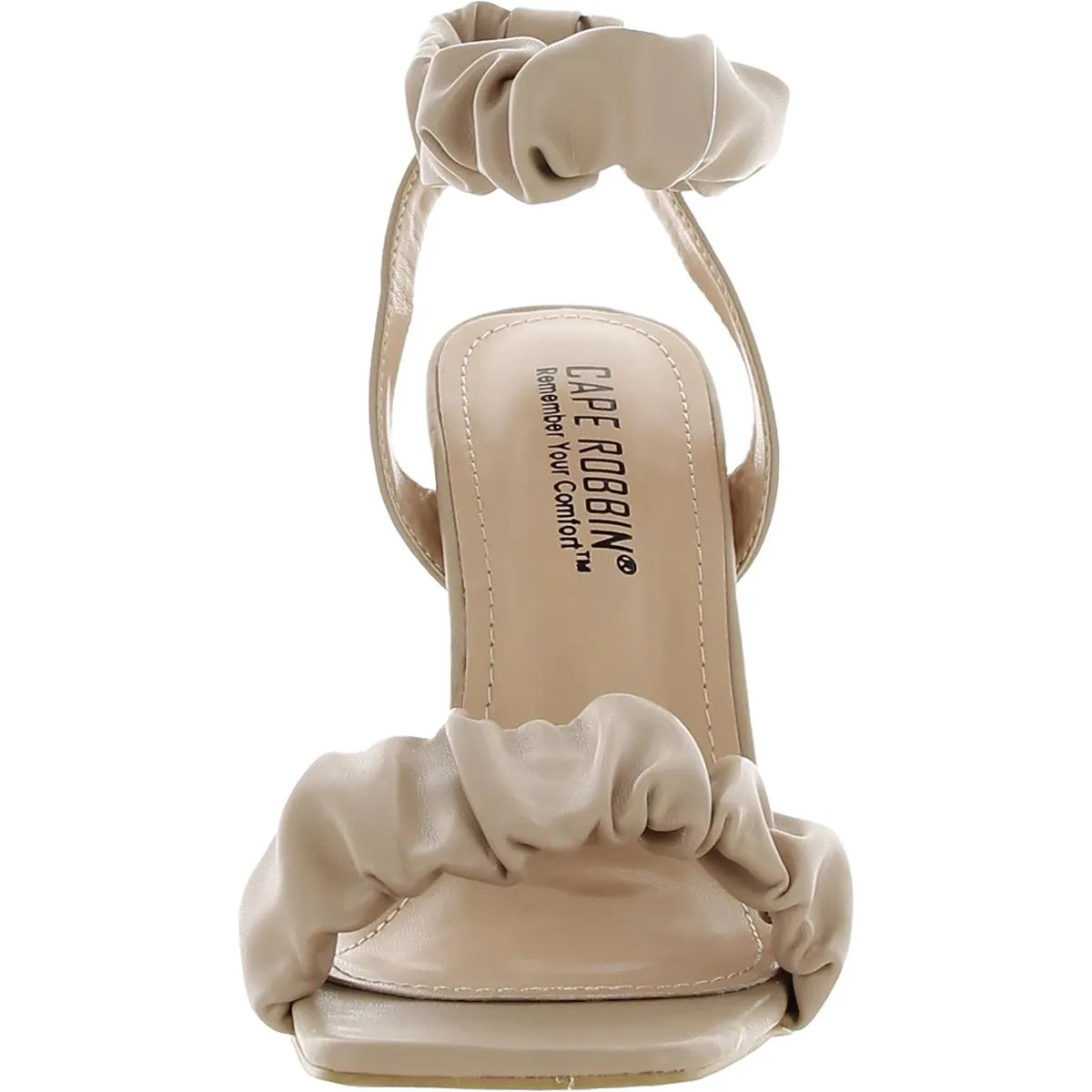 Cape Robbin Womens Opale Faux Leather Dressy Slingback Sandals