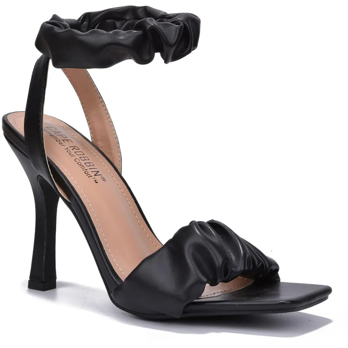 Cape Robbin Womens Opale Faux Leather Dressy Slingback Sandals