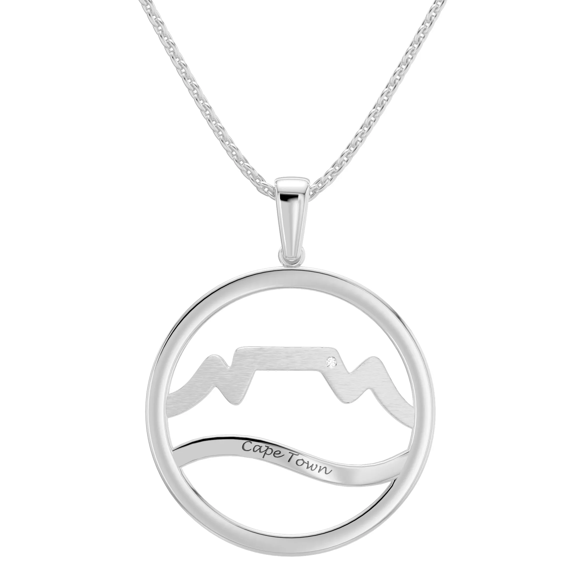 Cape Town Small Diamond Pendant