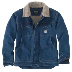 Carhartt Denim Sherpa Lined Jacket - 105478