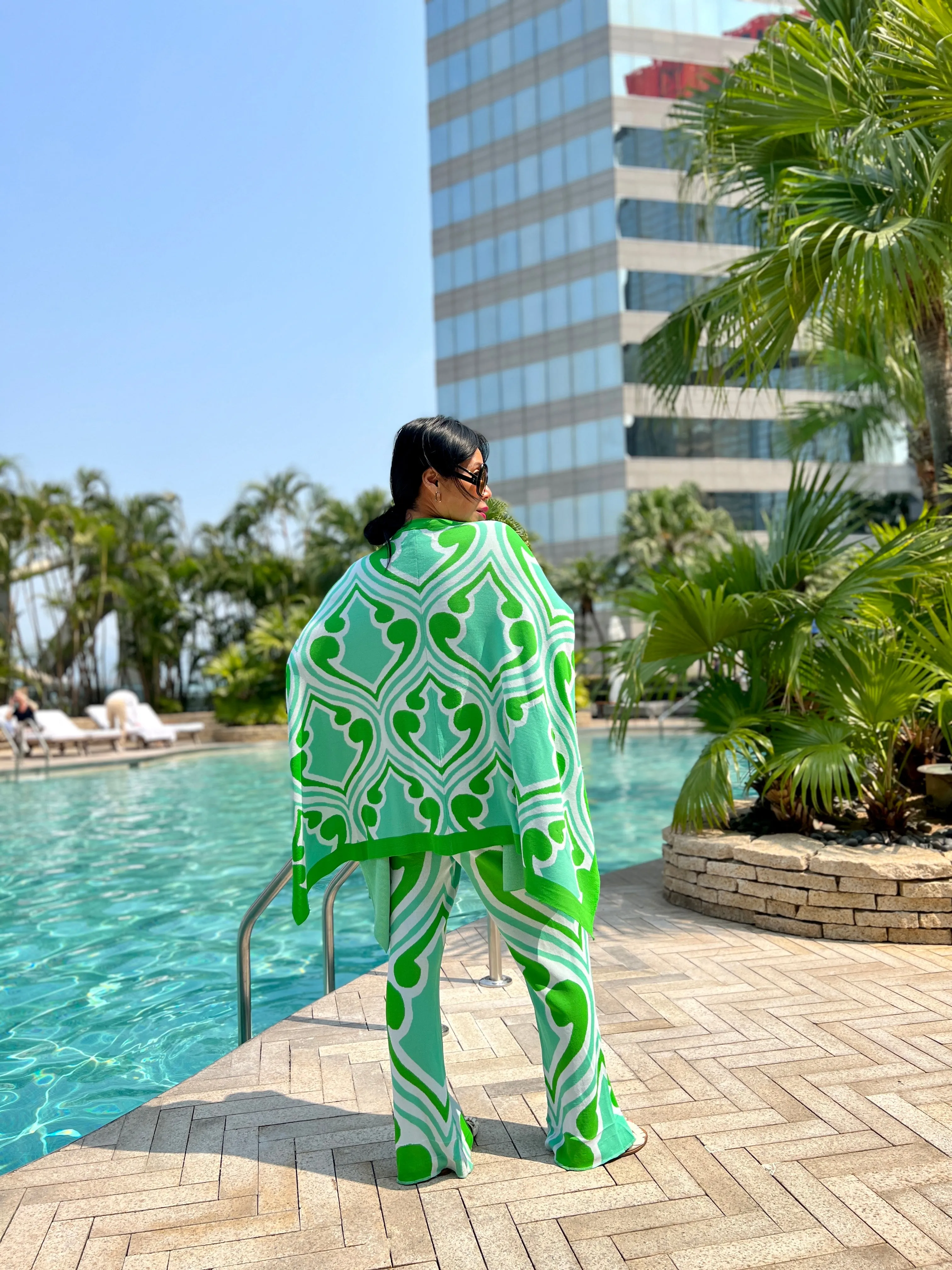 Casablanca Knitted Cape