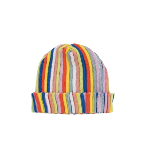 Circus Striped Knit Beanie