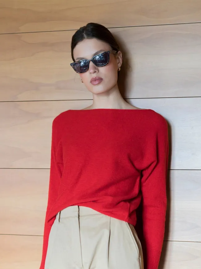 Claudia Sweater Red