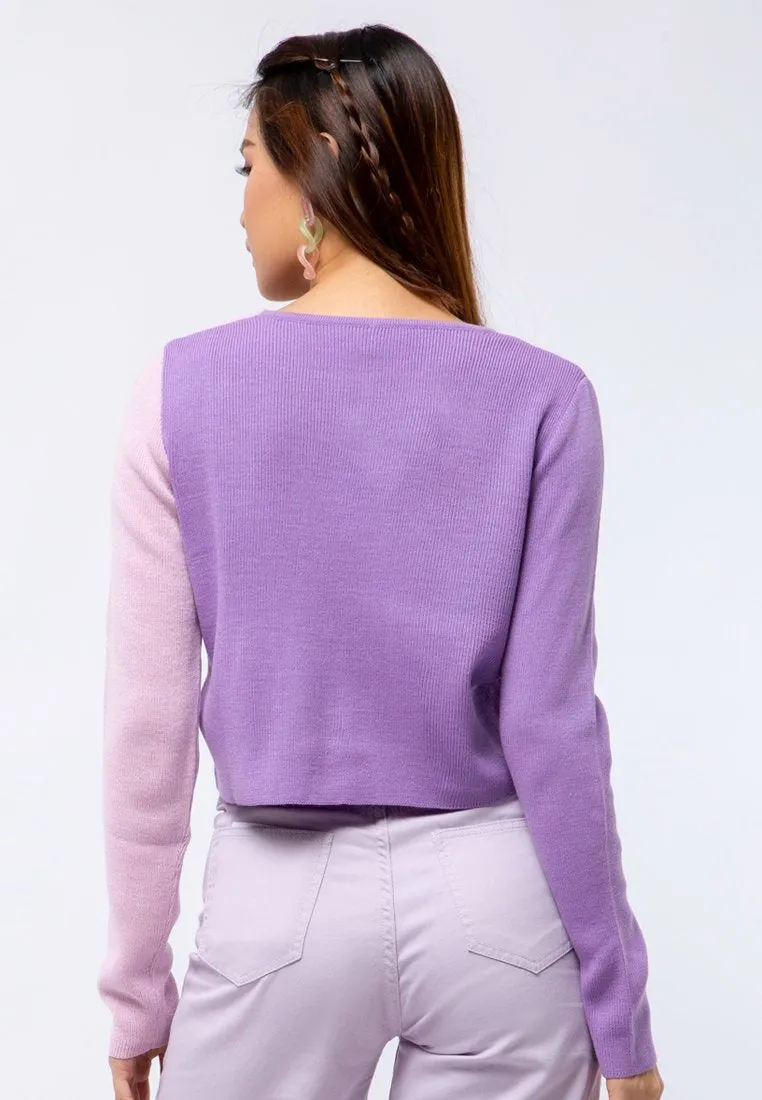 Colorblock Knit Top