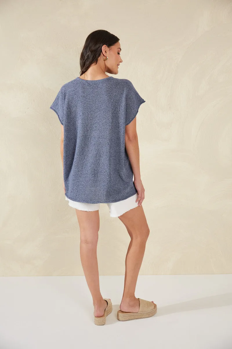 Como Knit Top, Riviera