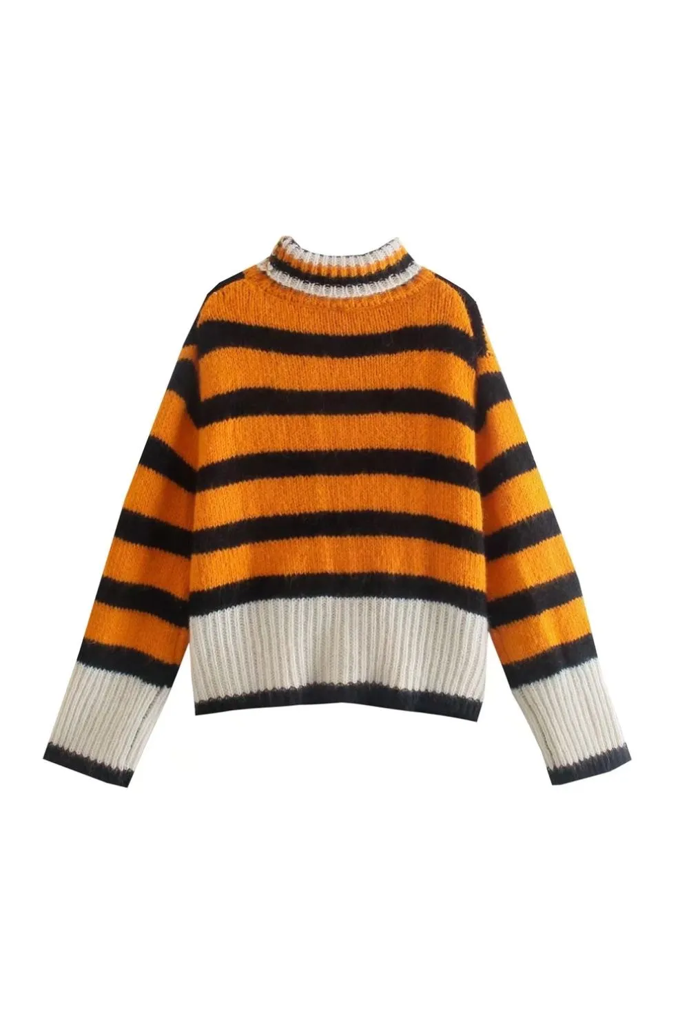 'Connie' Versatile Striped Knitted Piece