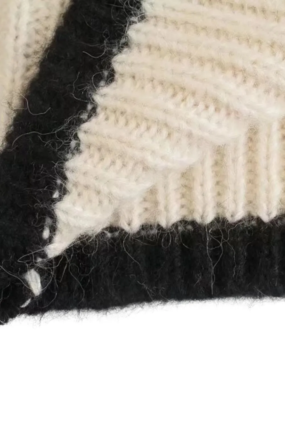 'Connie' Versatile Striped Knitted Piece