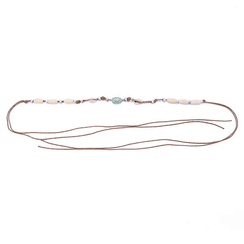 Cowboy Beaded Leather Hat Bands