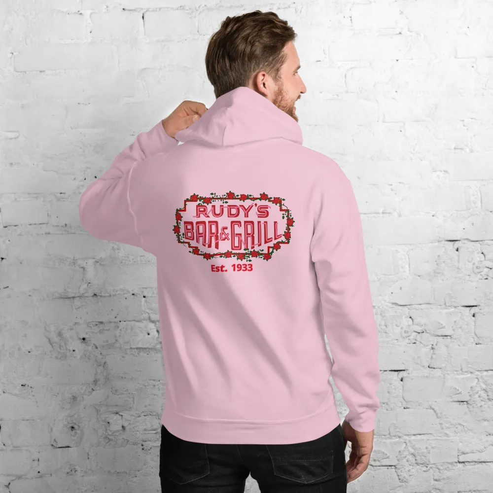 Cupid Pig   Valentine's Neon Sign Hoodie