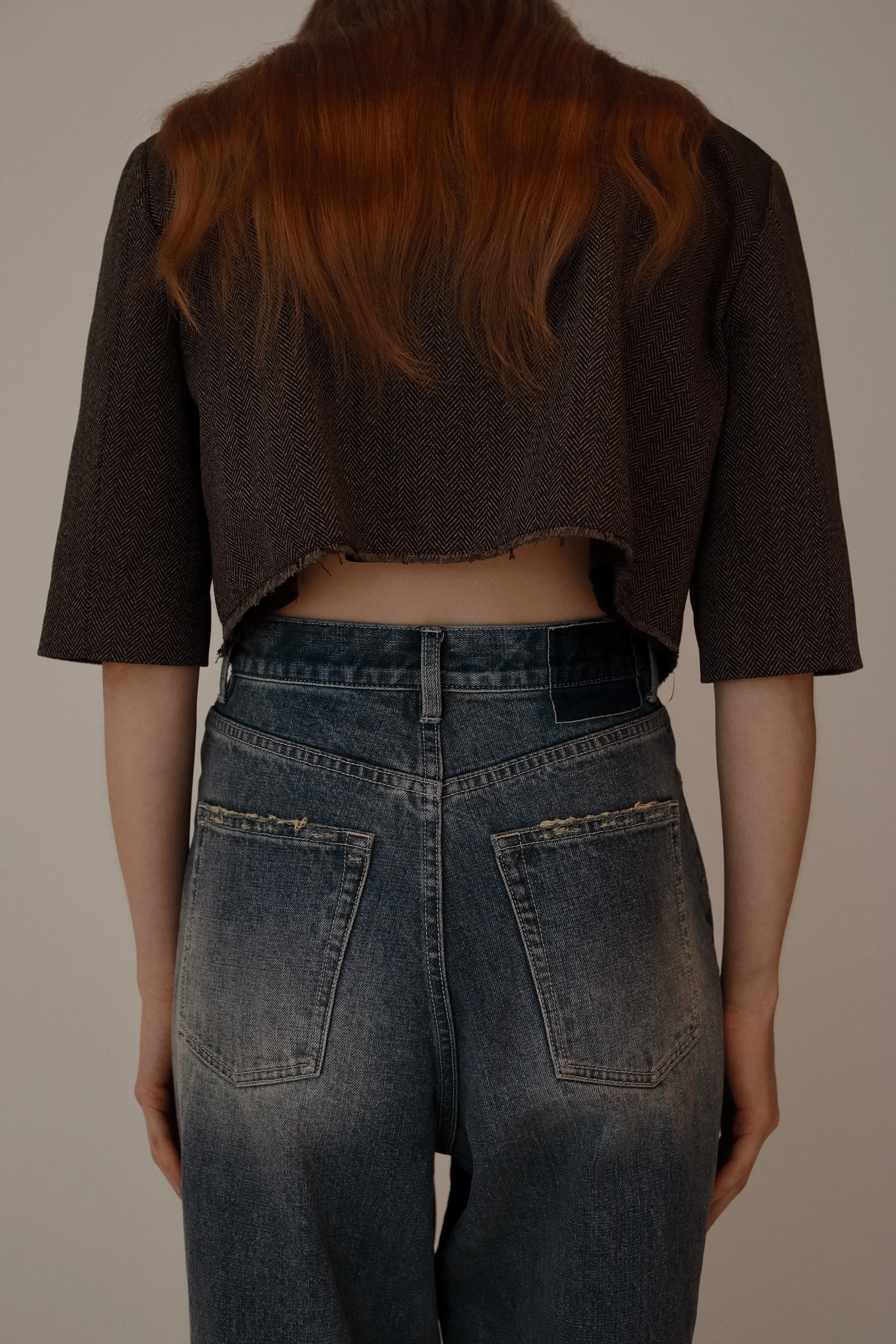 cutoff cropped jacket