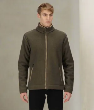 Deep Taupe Mens Garrian Fleece Jacket