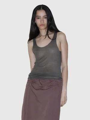 Deiji Studios Knit Tank Stone