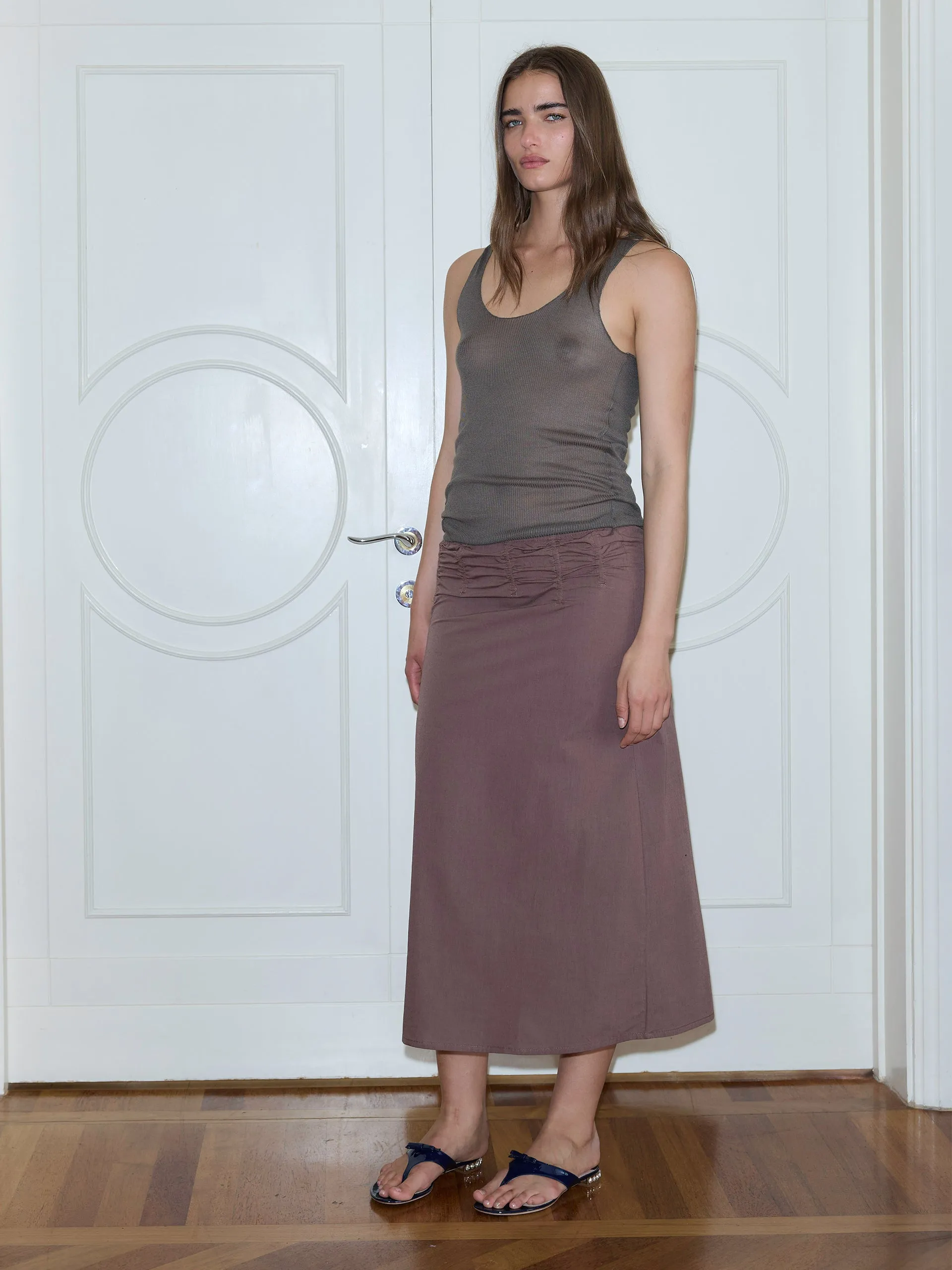 Deiji Studios Knit Tank Stone