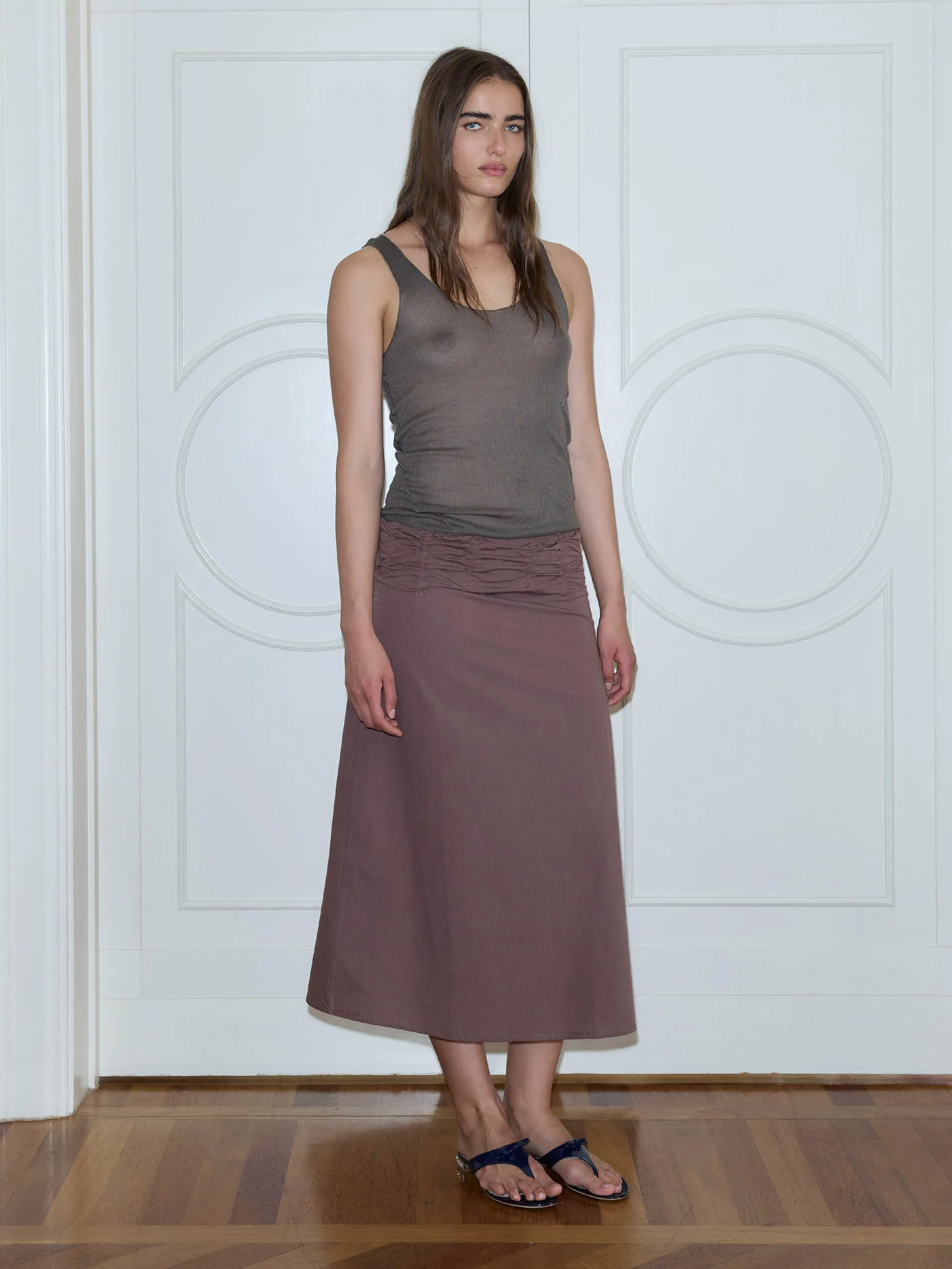 Deiji Studios Knit Tank Stone